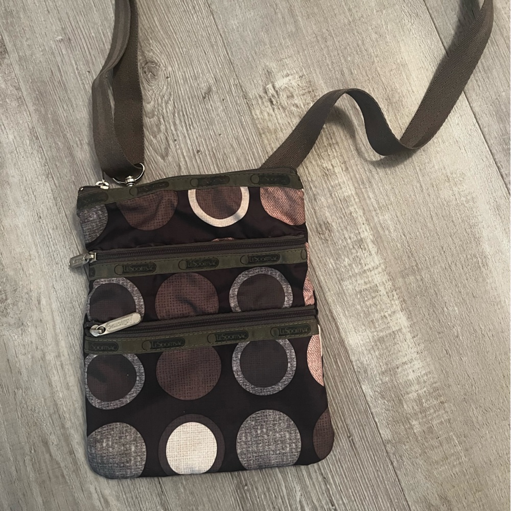 Chic Circle Pattern Crossbody Bag by LeSportSac